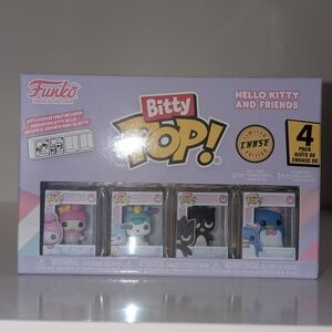 Funko Bitty Pop! Hello Kitty and Friends 4-Pack - Pink, Blue, Black